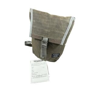 TCHOUP Flap Pack Charcoal Convertible Waxed Canvas Bag